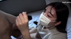 Great close up in japanese teen blowjob pov