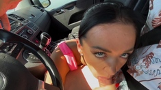 Delirious brunette whore riding big cock hardcore