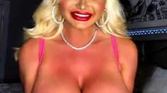 SEXY BIG BOOBS BLONDE ANAL MASTURBATION