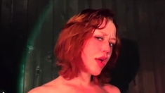 Great Big Boobs On Masturbating Redhead