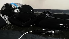 Fetish strapon femdoms cumshot fucking bdsm victim