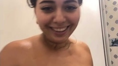 Close up cock jerking solo