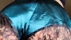 Amateur Jasmin stripping panties and masturbating