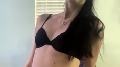 Pale amateur teen brunette Lynn Love