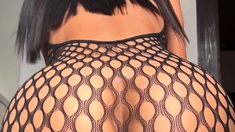 Close up with japanese getting mouth jizzed