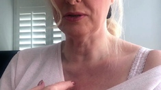 Big boobs milf masturbates with her dildo