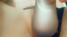 Blonde emo amateur solo masturbation