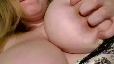 Big boobs milf masturbates with her dildo