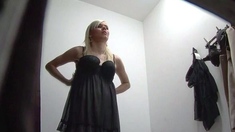 Blonde in sexy lingerie