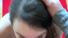 Amateur emilee parker gives a pov blowjob