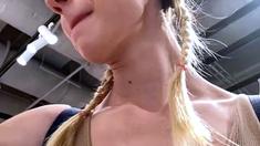 pussy, ass, boobs camlsut in a public restroom