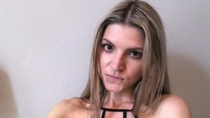 Puffy peach blondes solo toy action