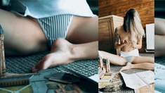 Blonde Babe Solo Masturbation Free Sexy Porn