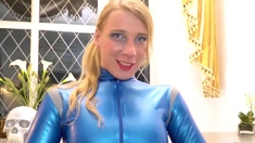 Cute blonde teen Lindsey solo toying pussy and ass