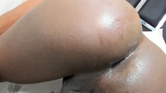 Excited Ebony Ass Part 4