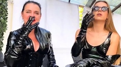 Dynah & Annabelle - Ashtray Humiliation