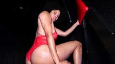 HardBallbusting - Fat ass crushing caged balls in trampling