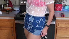 Emo teen Becka solo webcam masturbation