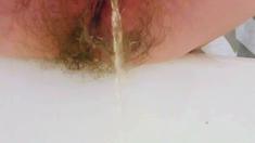 Anal Fun Makes Me Cum Then I Pee In The Tub