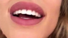 Blonde Tight Pussy Babe Solo Toy Fun In Glamour Masturbation