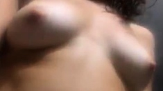 Small titted brunette amateur anal nailed at home