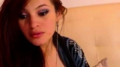 Latina With Huge Areolas On Webcam