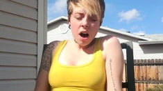 Outdoor Self-pleasure At Its Finest!