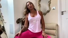 Naughty Asian Milf Julia Solo Masturbation Close Up
