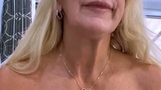 Usa Sexiest Blonde Pregnant Big Boobs Beauty Webcam Show
