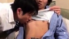 Japanese Twink Yuma Gets Blowjob