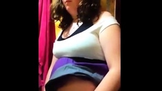 Chubby teen play